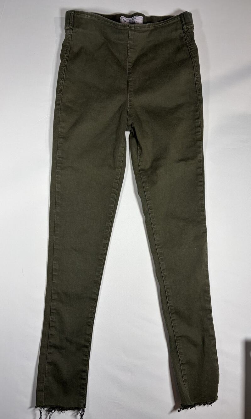 Free People Women's Olive Green Jeggings  26 Waist EUC
